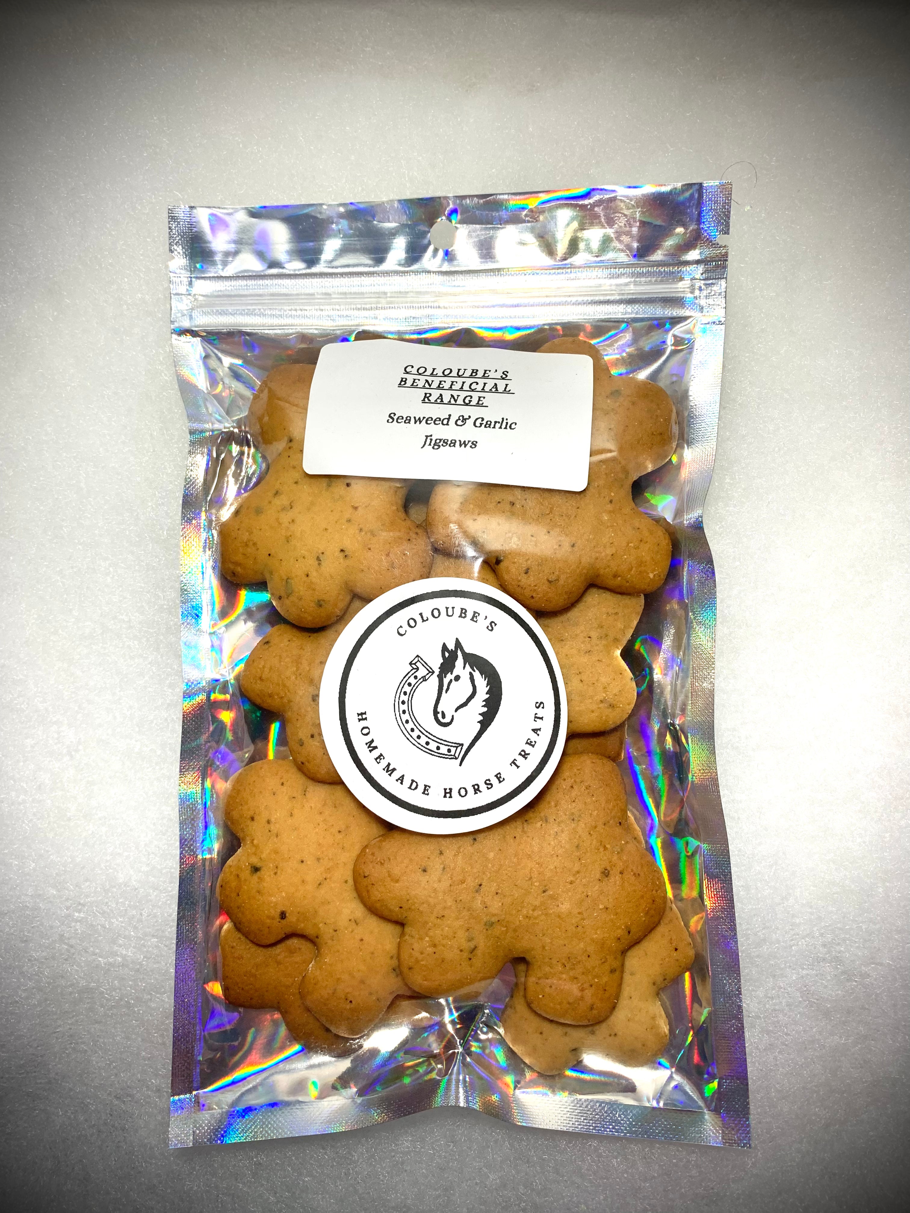 Seaweed & Garlic Infused Natural Horse Treats / Beneficial Horse Treats / Healthy horse treats  / Natural Horse Treats