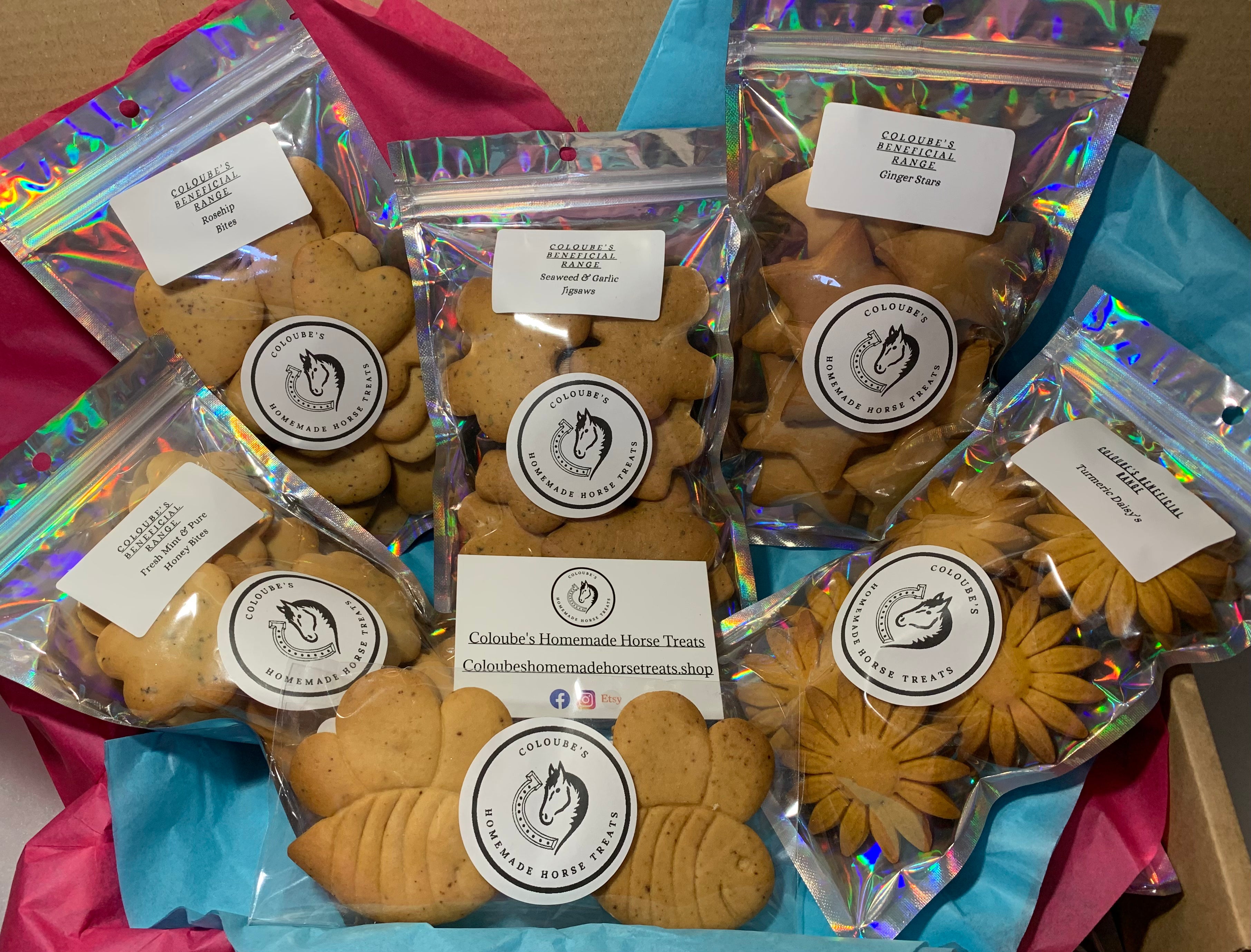 Natural Horse Treats Selection Box / Handmade Horse Treats / Healthy horse treats / Beneficial Horse Treats