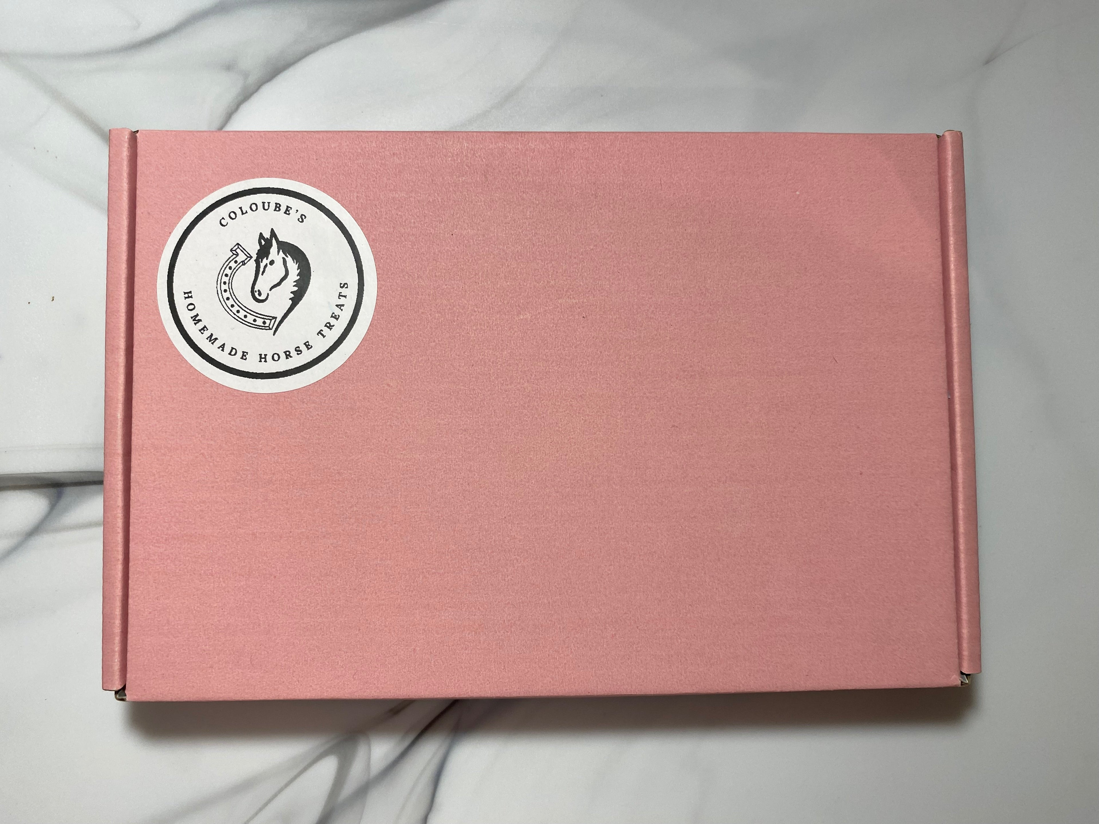 🎀 Pink Christmas Horse Treat Gift Box