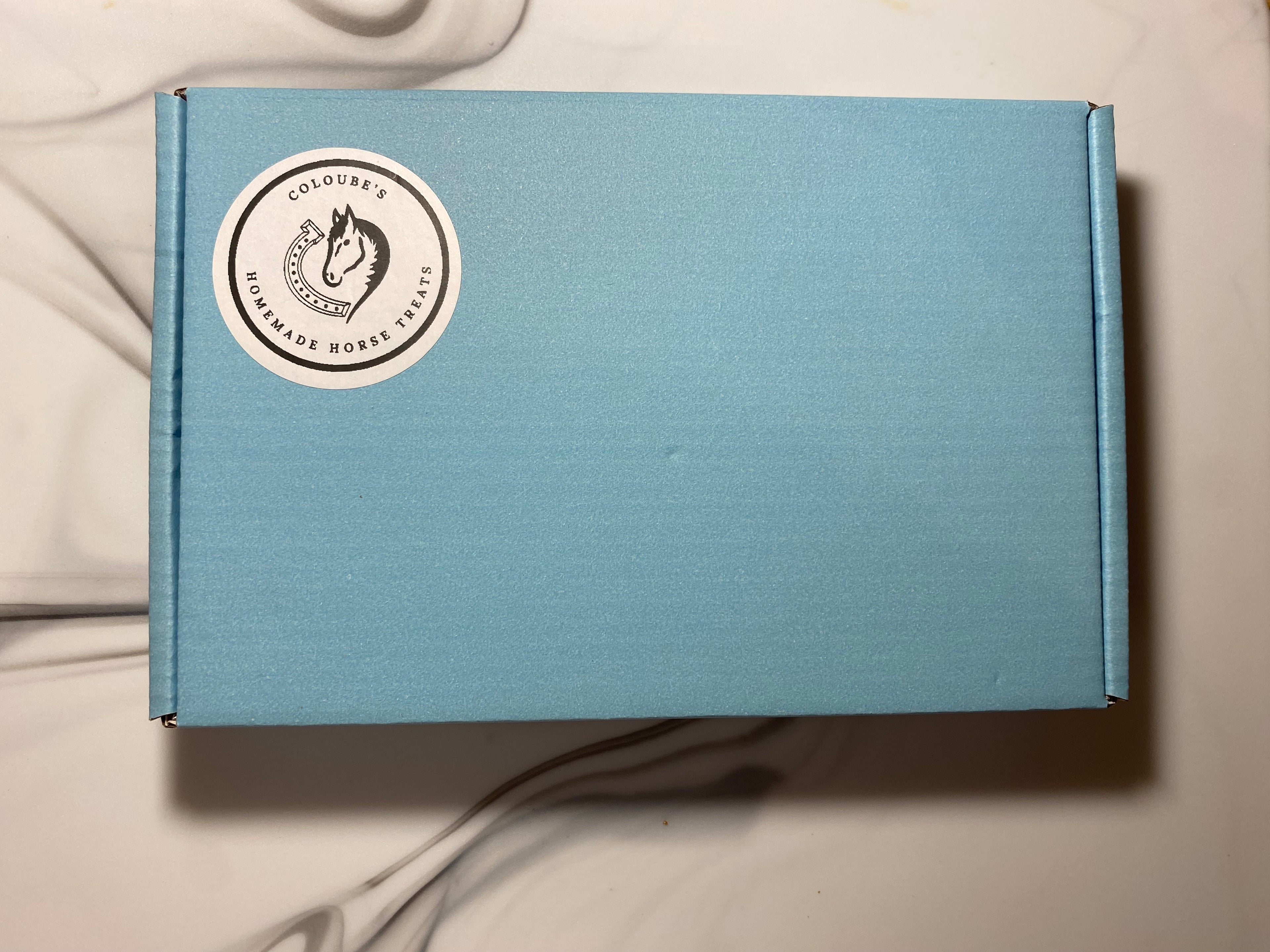 💙 Blue Christmas Horse Treat Gift Box